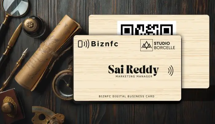 Biznfc wood card